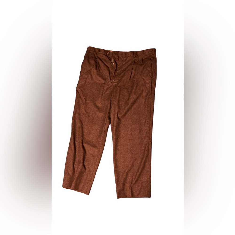 Hickey Freeman Brown Men's Dress Joggers